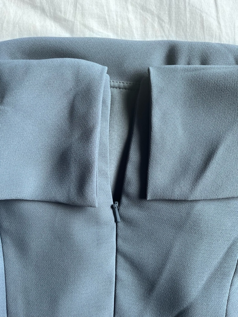 dessy collection off-the-shoulder blue dress - Picture 5 of 5